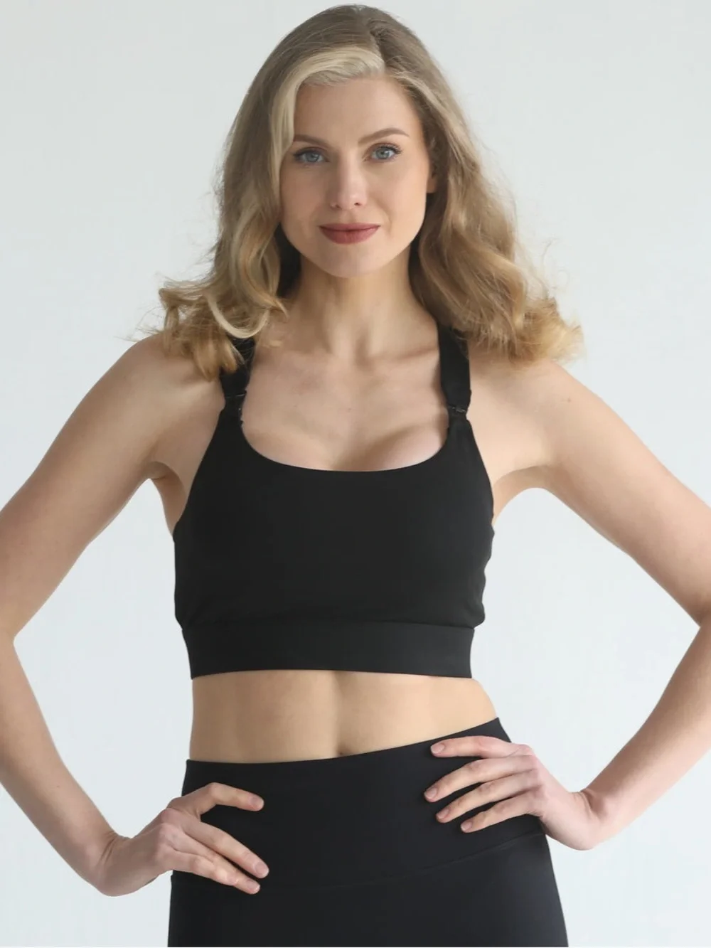 Venice 3 Ultimate Support Full Coverage Nursing & Pumping Sports Bra (Noir)